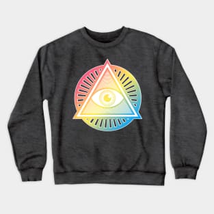 All-Seeing Illuminati Eye Symbol Crewneck Sweatshirt